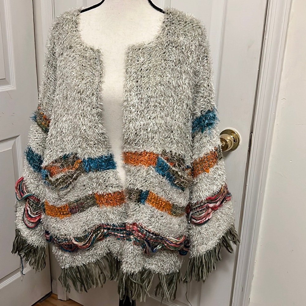 Boho oversized cardigan